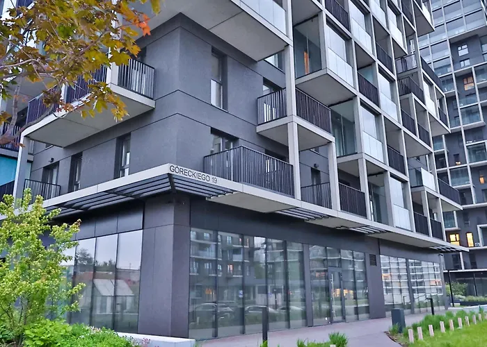 아파트 Spodek 1-2-3 Pokojowy 카토비체